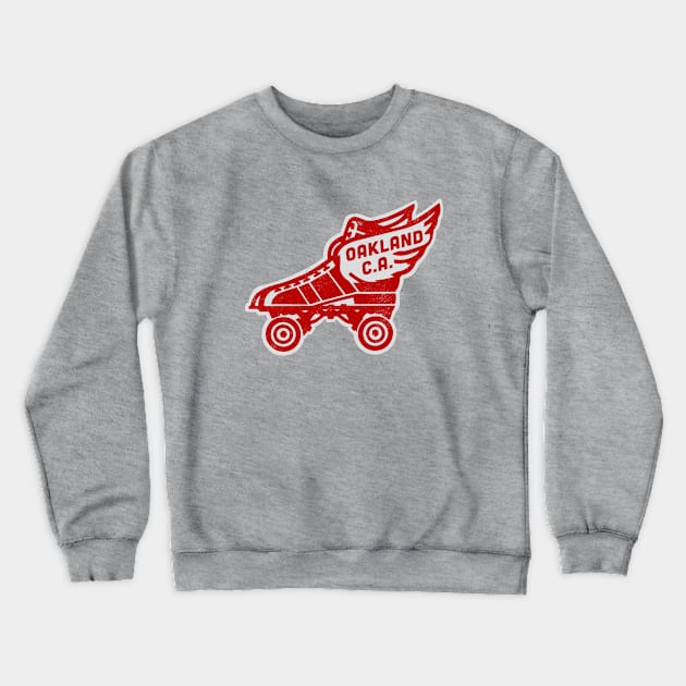 Oakland Roller Derby Crewneck Sweatshirt by LocalZonly